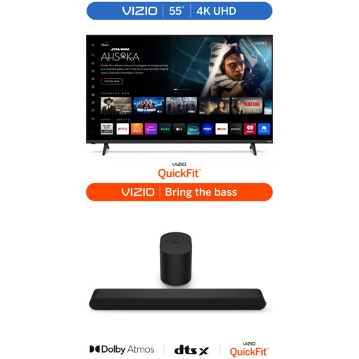 55” Class 4K UHD LED HDR Smart TV (New) V4K55M-08 - Image 25