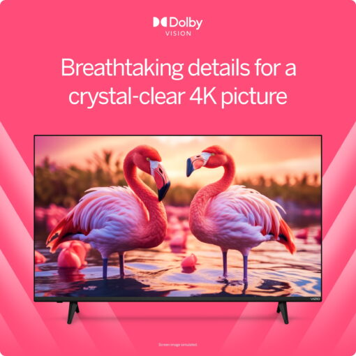 55” Class 4K UHD LED HDR Smart TV (New) V4K55M-08 - Image 5